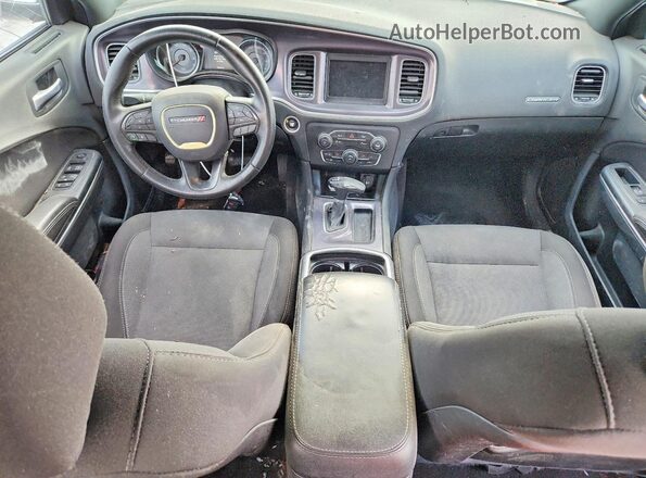 2C3CDXBG5JH197396 2018 DODGE CHARGER Gray Widok deski rozdzielczej