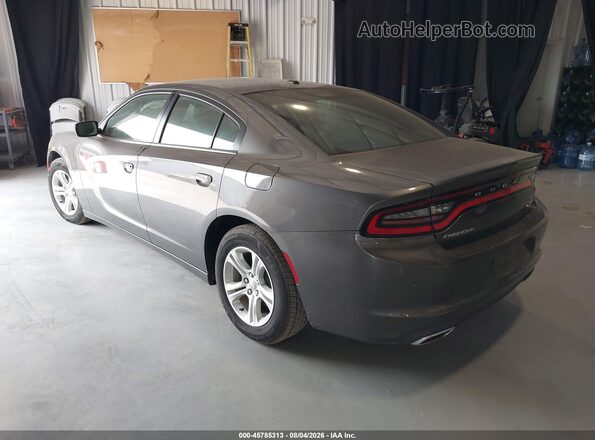 2C3CDXBG5JH257564 2018 DODGE CHARGER Gray Trasero izquierdo