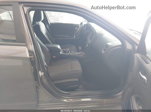 2C3CDXBG5JH257564 2018 DODGE CHARGER Gray Vista interior delantera