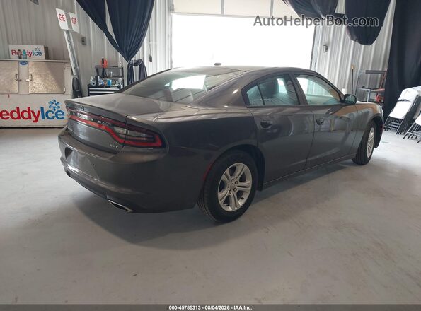 2C3CDXBG5JH257564 2018 DODGE CHARGER Gray Trasero derecho
