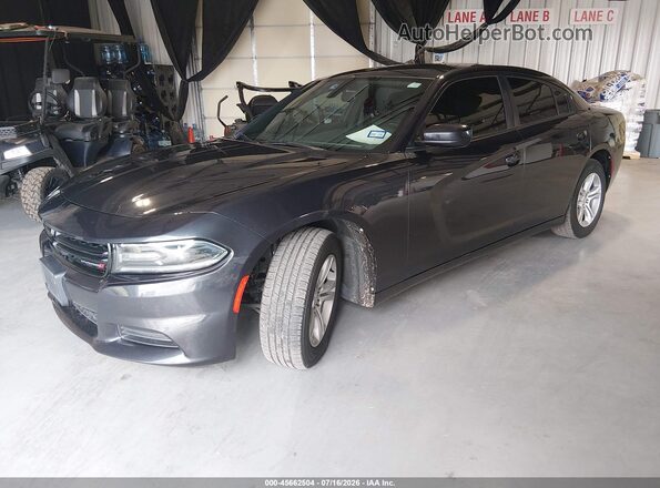 2C3CDXBG5KH637182 2019 DODGE CHARGER Black Vista tres cuartos delantera izquierda