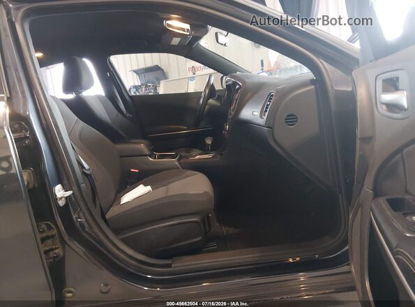 2C3CDXBG5KH637182 2019 DODGE CHARGER Black Vista interior delantera
