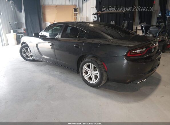 2C3CDXBG5KH637182 2019 DODGE CHARGER Black Trasero izquierdo
