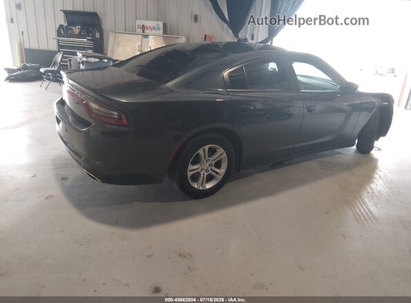 2C3CDXBG5KH637182 2019 DODGE CHARGER Black Trasero derecho