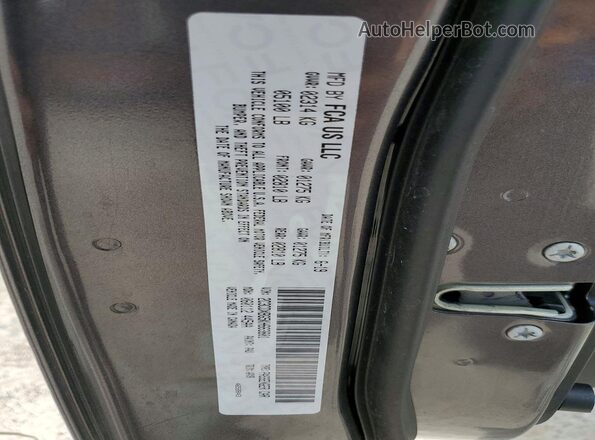 2C3CDXBG5KH663801 2019 DODGE CHARGER Gray VIN կոդի պիտակի տեսք