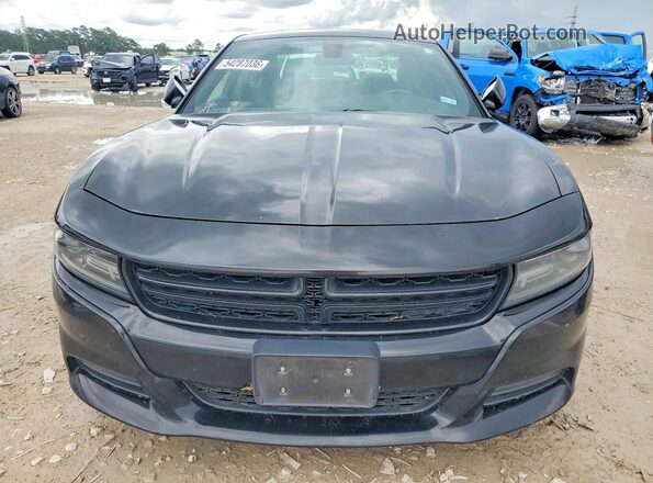 2C3CDXBG5KH672983 2019 DODGE CHARGER Black Դիմացի տեսք
