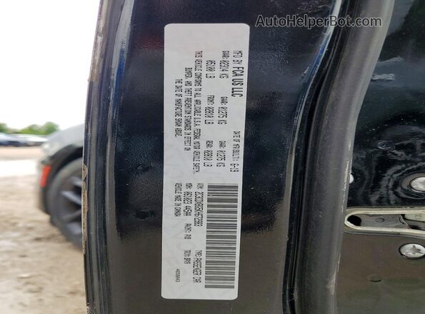 2C3CDXBG5KH672983 2019 DODGE CHARGER Black Սալոնի 360 աստիճան տեսք