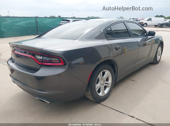 2C3CDXBG5KH675561 2019 DODGE CHARGER Серый Задняя правая четверть