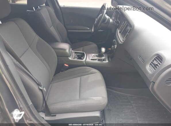 2C3CDXBG5KH675561 2019 DODGE CHARGER Серый Вид салона спереди
