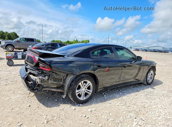 2C3CDXBG5KH707800 2019 DODGE CHARGER Black Trasero derecho