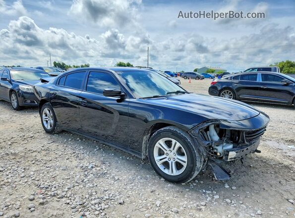 2C3CDXBG5KH707800 2019 DODGE CHARGER Black Delantero derecho
