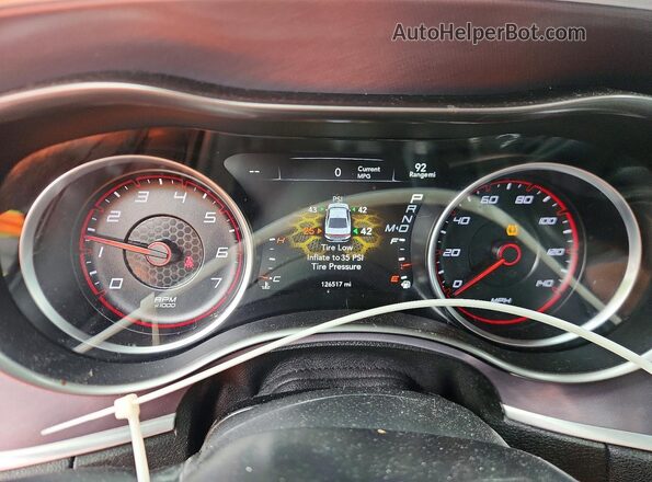 2C3CDXBG5KH709935 2019 DODGE CHARGER Серый Вид щитка приборов