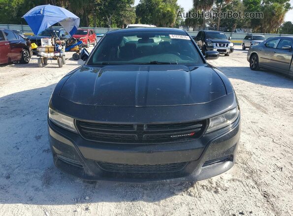 2C3CDXBG5KH710163 2019 DODGE CHARGER Black Front view