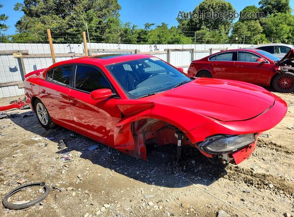 2C3CDXBG5KH720501 2019 DODGE CHARGER Red წინა მარჯვენა