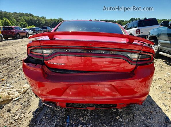 2C3CDXBG5KH720501 2019 DODGE CHARGER Red უკანა ხედი