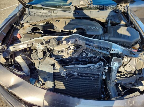 2C3CDXBG5KH748282 2019 DODGE CHARGER Gray Vista interior trasera