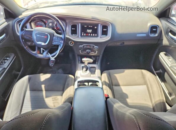 2C3CDXBG5KH754891 2019 DODGE CHARGER Темно-бордовый Вид панели приборов