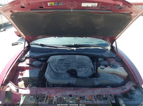 2C3CDXBG5LH136357 2020 DODGE CHARGER Maroon უკანა ხედი