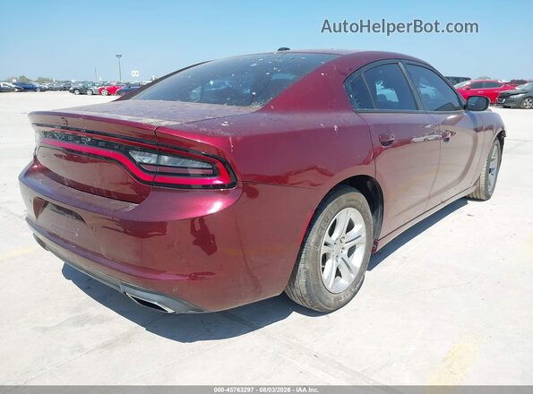 2C3CDXBG5LH136357 2020 DODGE CHARGER Maroon უკანა მარჯვენა