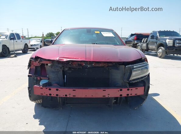 2C3CDXBG5LH136357 2020 DODGE CHARGER Maroon უკანა სალონის ხედი