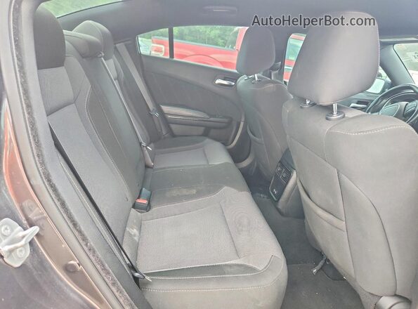 2C3CDXBG5LH136911 2020 DODGE CHARGER Gray Rear seats view