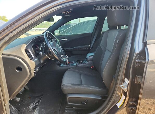 2C3CDXBG5LH136911 2020 DODGE CHARGER Gray Front interior view