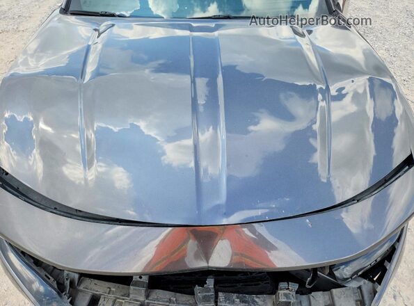 2C3CDXBG5LH136911 2020 DODGE CHARGER Gray Rear interior view