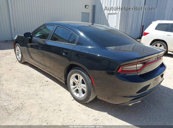 2C3CDXBG5LH139601 2020 DODGE CHARGER Black Հետևի ձախ