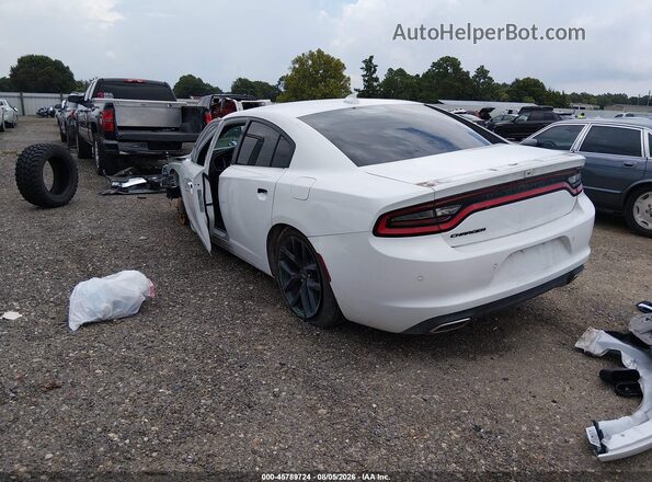 2C3CDXBG5MH575463 2021 DODGE CHARGER White Trasero izquierdo