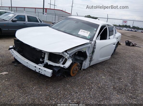 2C3CDXBG5MH575463 2021 DODGE CHARGER White Vista tres cuartos delantera izquierda