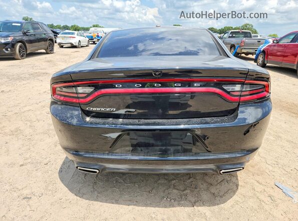 2C3CDXBG5NH197498 2022 DODGE CHARGER Black Widok z tyłu