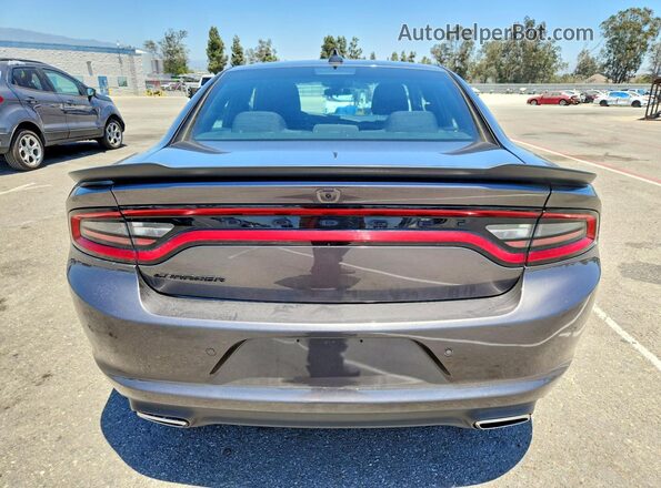 2C3CDXBG5PH555475 2023 DODGE CHARGER Gray Вид ззаду