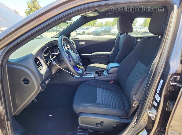 2C3CDXBG5PH555475 2023 DODGE CHARGER Gray Вид салону спереду