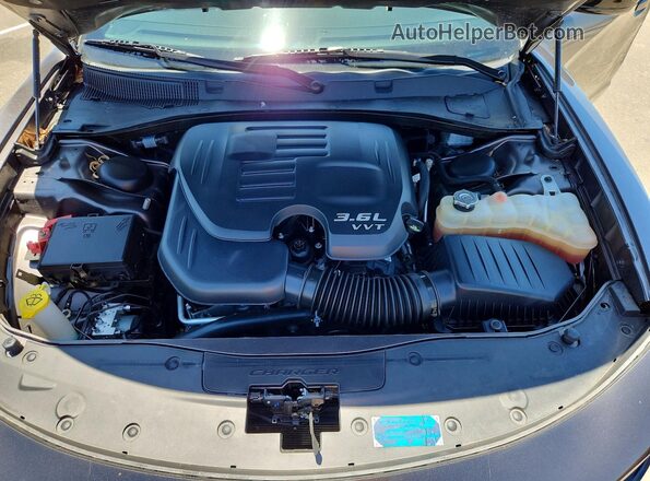 2C3CDXBG5PH555475 2023 DODGE CHARGER Gray Вид задньої частини салону