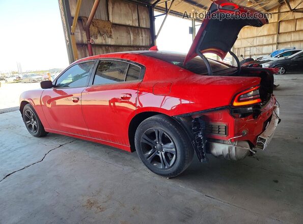 2C3CDXBG5PH643457 2023 DODGE CHARGER Red უკანა მარცხენა