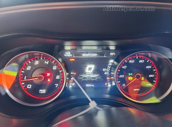 2C3CDXBG5PH643457 2023 DODGE CHARGER Red ხელსაწყოთა პანელის ხედი