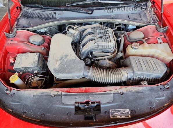 2C3CDXBG5PH643457 2023 DODGE CHARGER Red უკანა სალონის ხედი