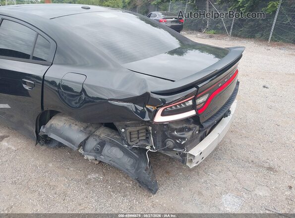 2C3CDXBG6GH205448 2016 DODGE CHARGER Black Вид спереду
