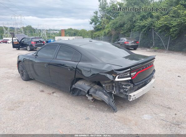 2C3CDXBG6GH205448 2016 DODGE CHARGER Black Задня ліва чверть