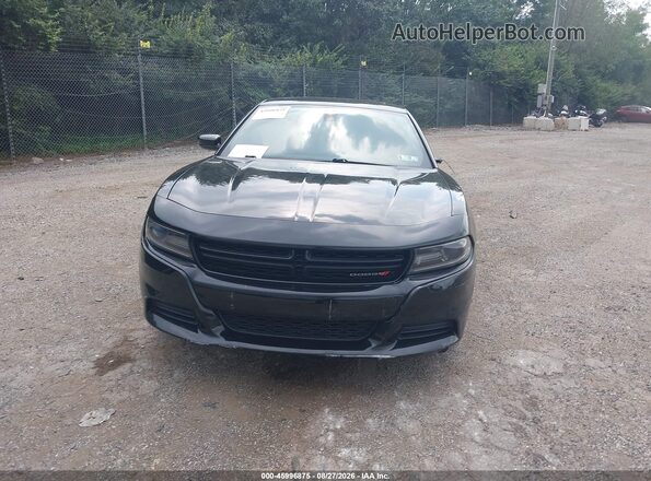 2C3CDXBG6GH205448 2016 DODGE CHARGER Black Вид щитка приладів
