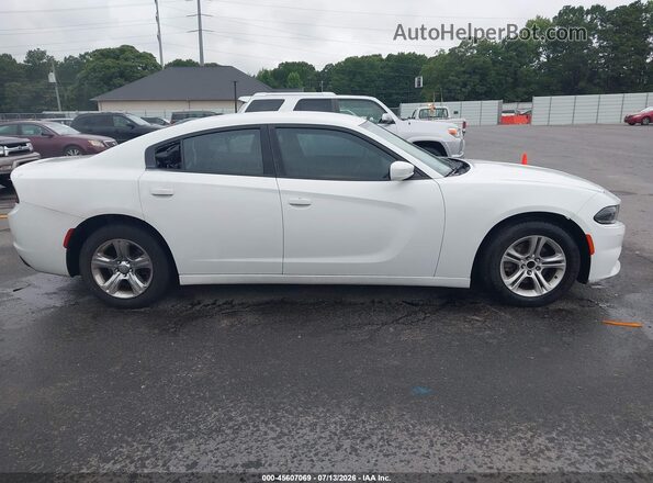 2C3CDXBG6GH228096 2016 DODGE CHARGER White უკანა სალონის ხედი