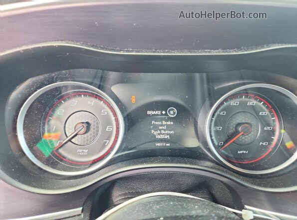 2C3CDXBG6HH642352 2017 DODGE CHARGER Gray ხელსაწყოთა პანელის ხედი