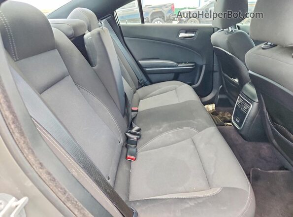 2C3CDXBG6HH642352 2017 DODGE CHARGER Gray უკანა სავარძლების ხედი