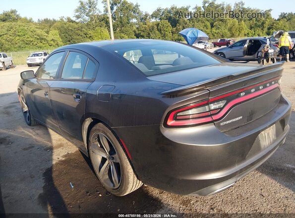 2C3CDXBG6HH654565 2017 DODGE CHARGER Gray Задня ліва чверть