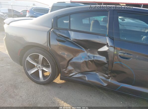 2C3CDXBG6HH654565 2017 DODGE CHARGER Gray Вид спереду