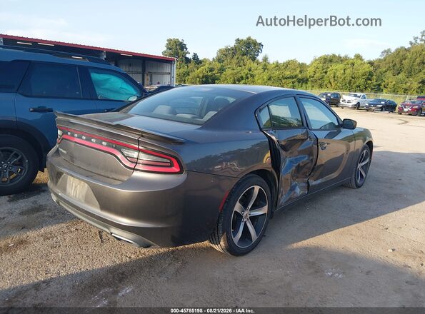 2C3CDXBG6HH654565 2017 DODGE CHARGER Gray Задня права чверть