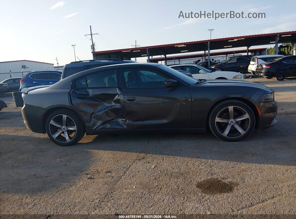 2C3CDXBG6HH654565 2017 DODGE CHARGER Gray Вид задньої частини салону