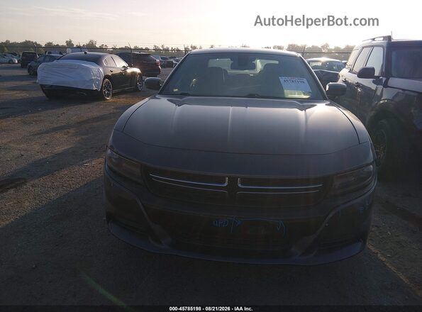 2C3CDXBG6HH654565 2017 DODGE CHARGER Gray Вид щитка приладів