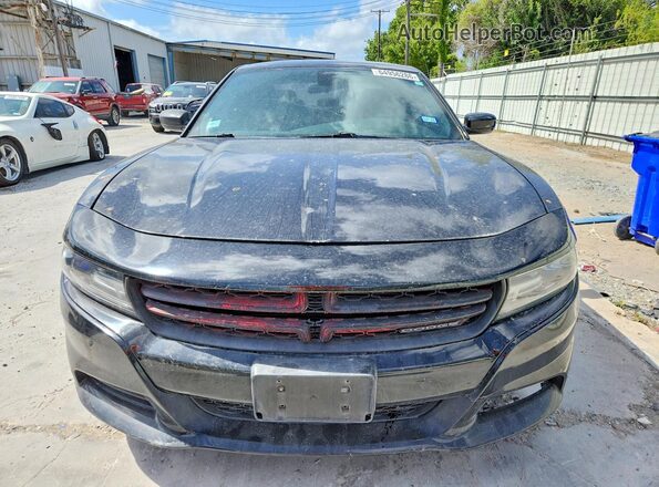 2C3CDXBG6JH150815 2018 DODGE CHARGER Черный Вид спереди