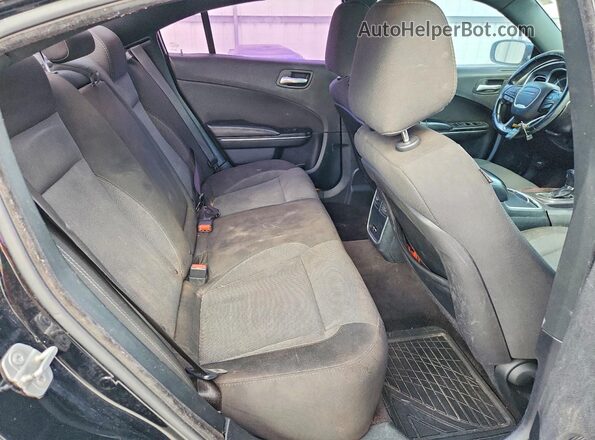 2C3CDXBG6JH150815 2018 DODGE CHARGER Черный Вид задних сидений